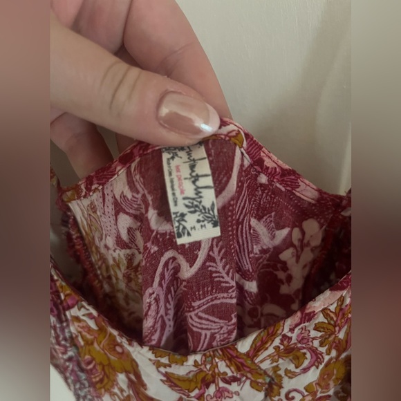Maroon free people maxi dress - Picture 2 of 2